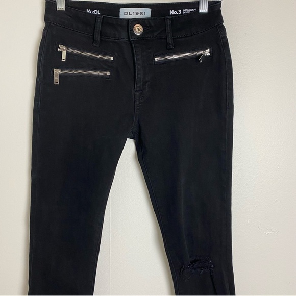DL1961 Jessica Alba No.3 Instasculpt Skinny Jean with Extended Zip Detail - Picture 6 of 13